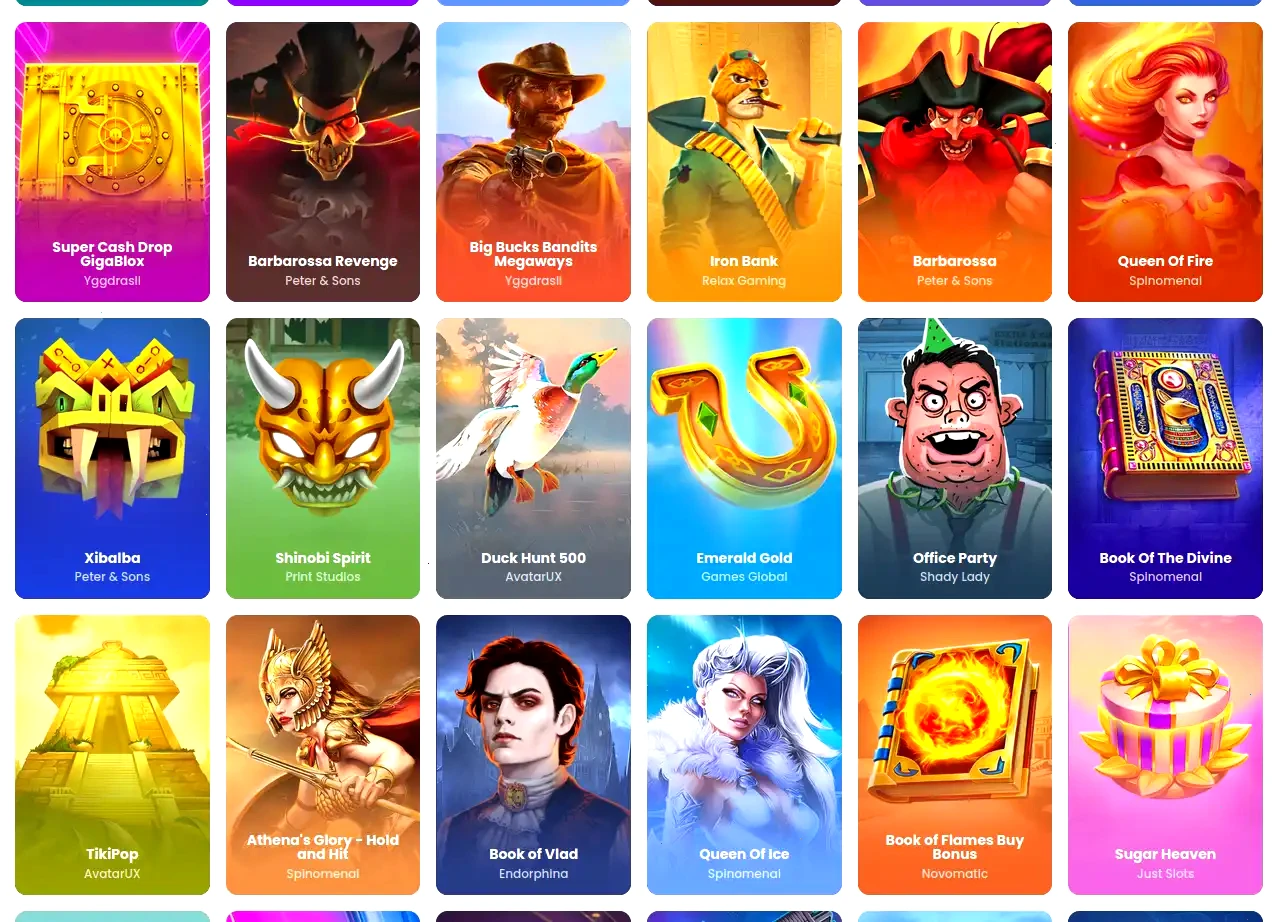 Vegashero Casino App auf dem Smartphone – Spielauswahl und Bonus-Übersicht
